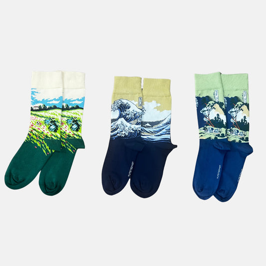 meou Paint Trio Socks