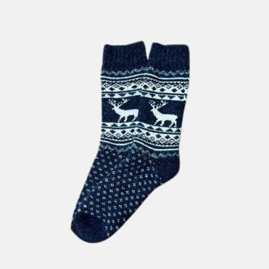 Wear Warmth Winter Reindeer Socks